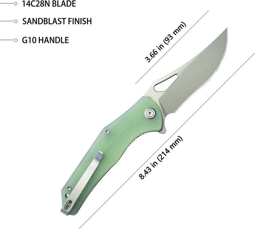 Phemius Linerlock Jade - KUB149D
