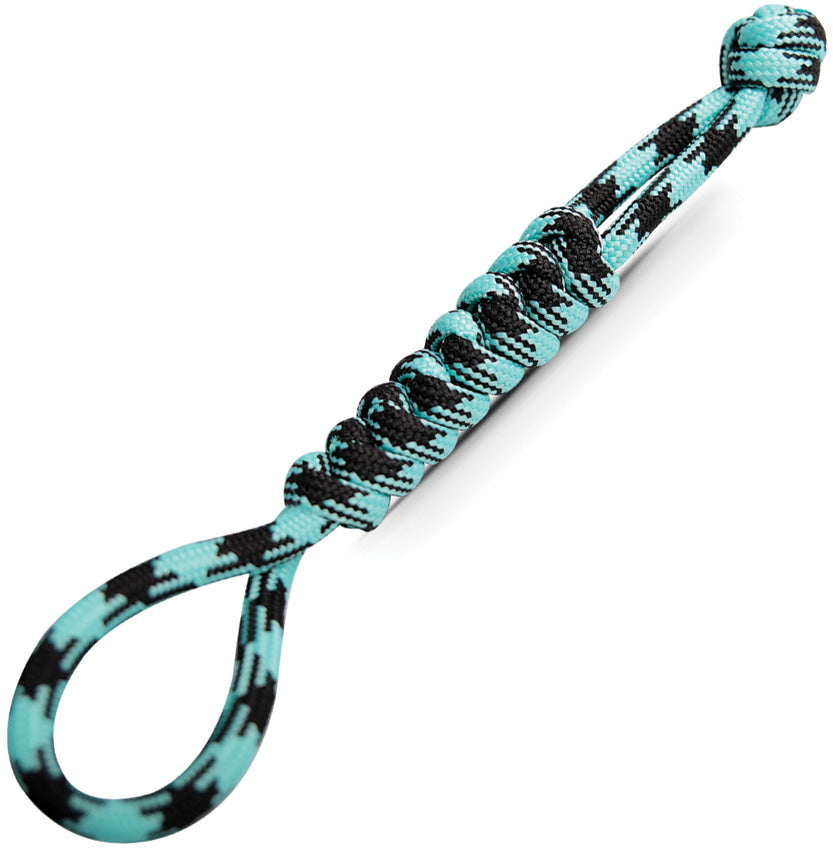 Paracord Lanyard Teal/Black - VOSX0154