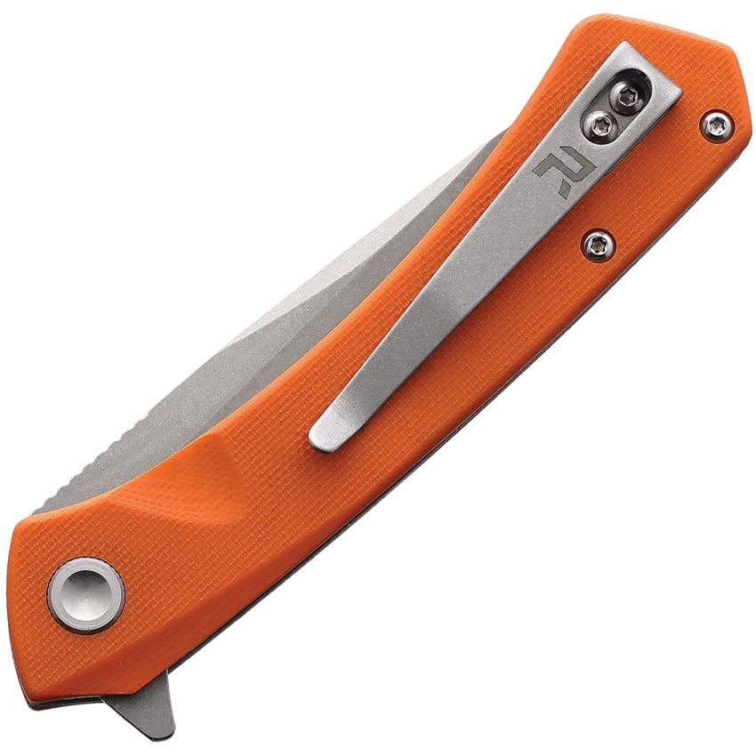 Warden 2 Linerlock Orange A/O - REVWARDENORG