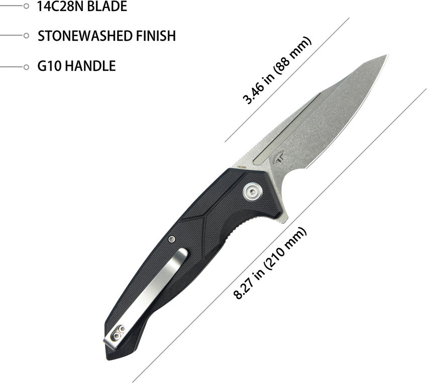 RBC-1 Outdoor Linerlock Black - KUB373A