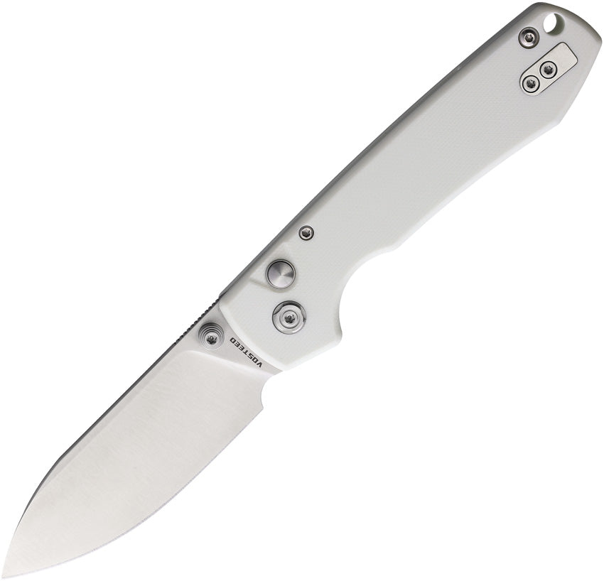 Raccoon Button Lock White - VOSRCSVG6