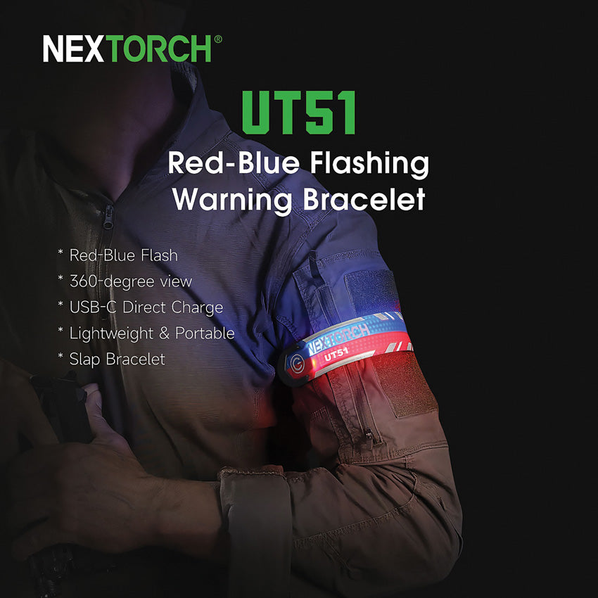 UT51 Flashing Warning Bracelet - NXUT51