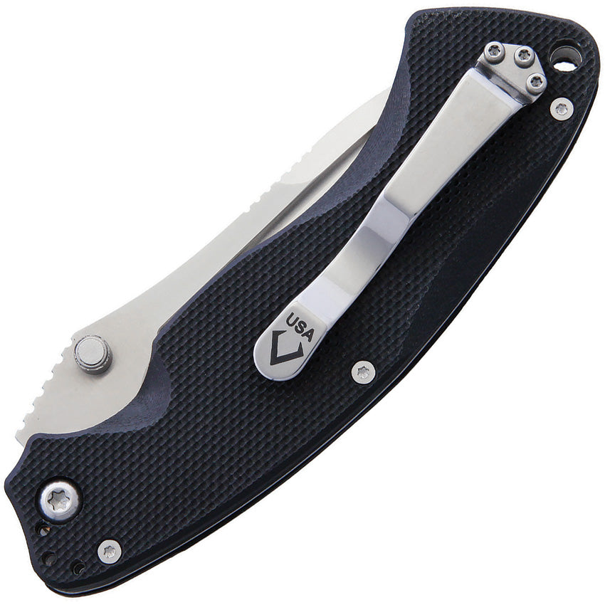 Olympian Linerlock Black G10 - VNI11GPBK