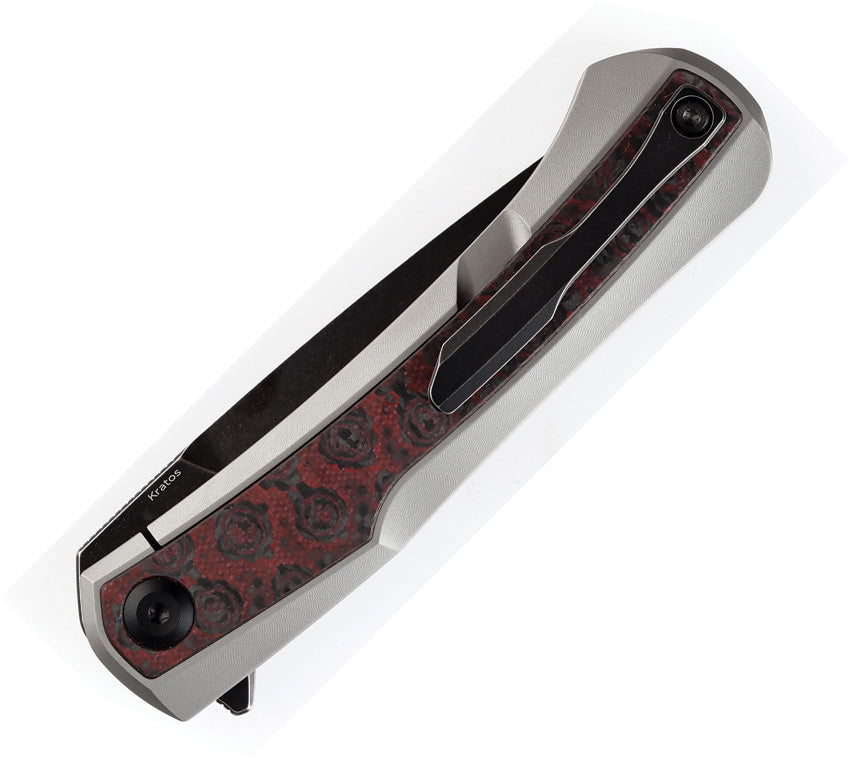 Kratos Framelock Red/Blk CF - K1024A9