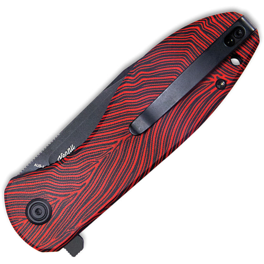 Master Chief Linerlock Blk/Red - KUB358A