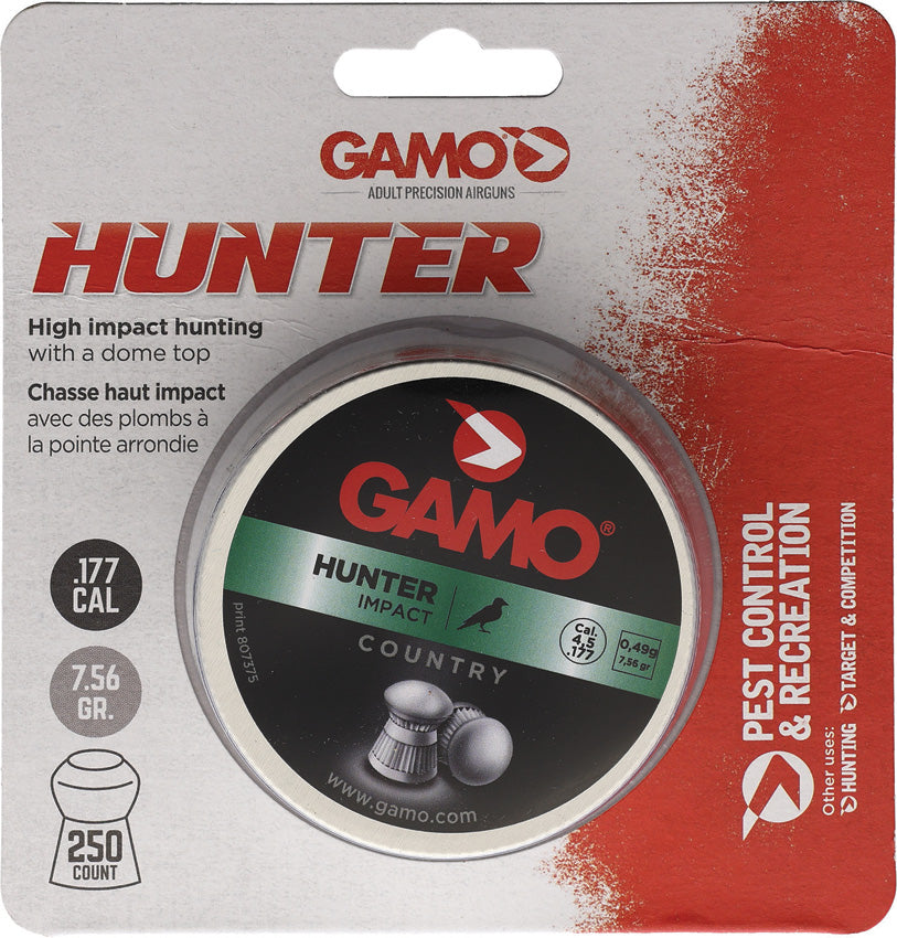 Hunter .177 Cal Pellets - GAMBT54