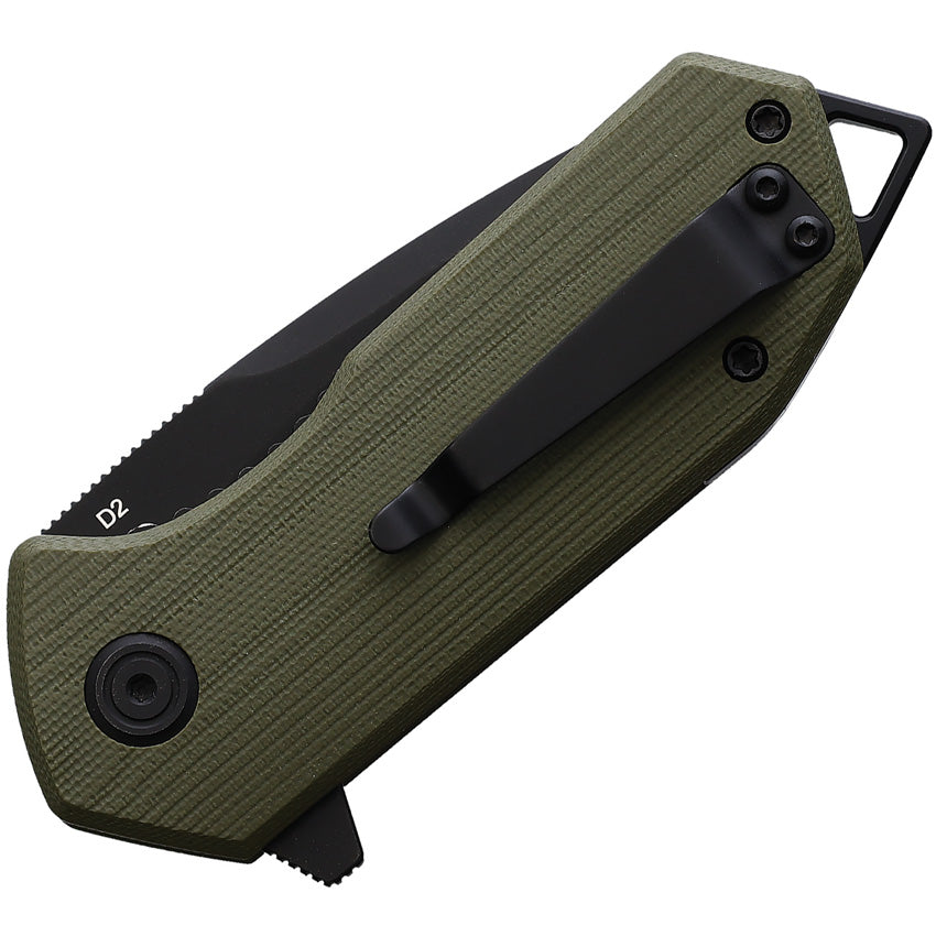 EDC Linerlock Black OD G10 - KUB203H