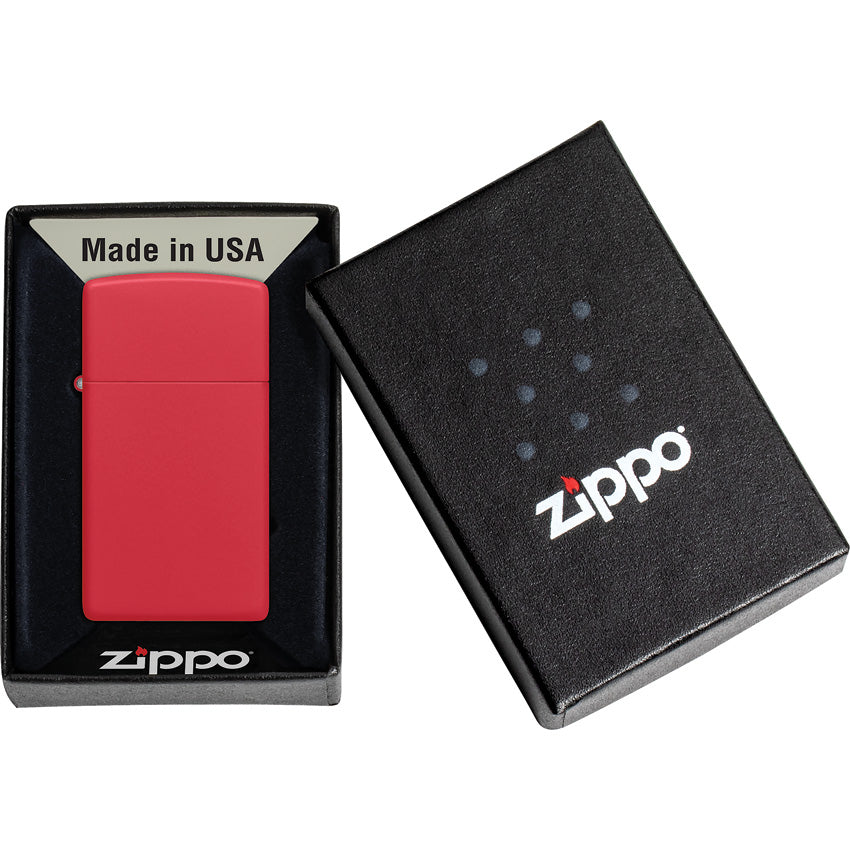 Slim Lighter Red Matte - ZO11633