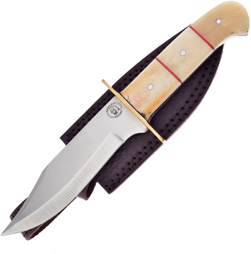 Fixed Blade White Smooth Bone - FCW677WSB