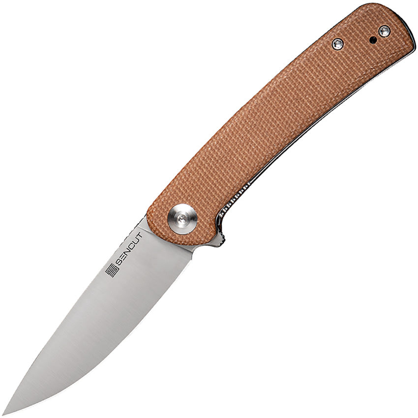 Neches Linerlock Brn Micarta - SA09D