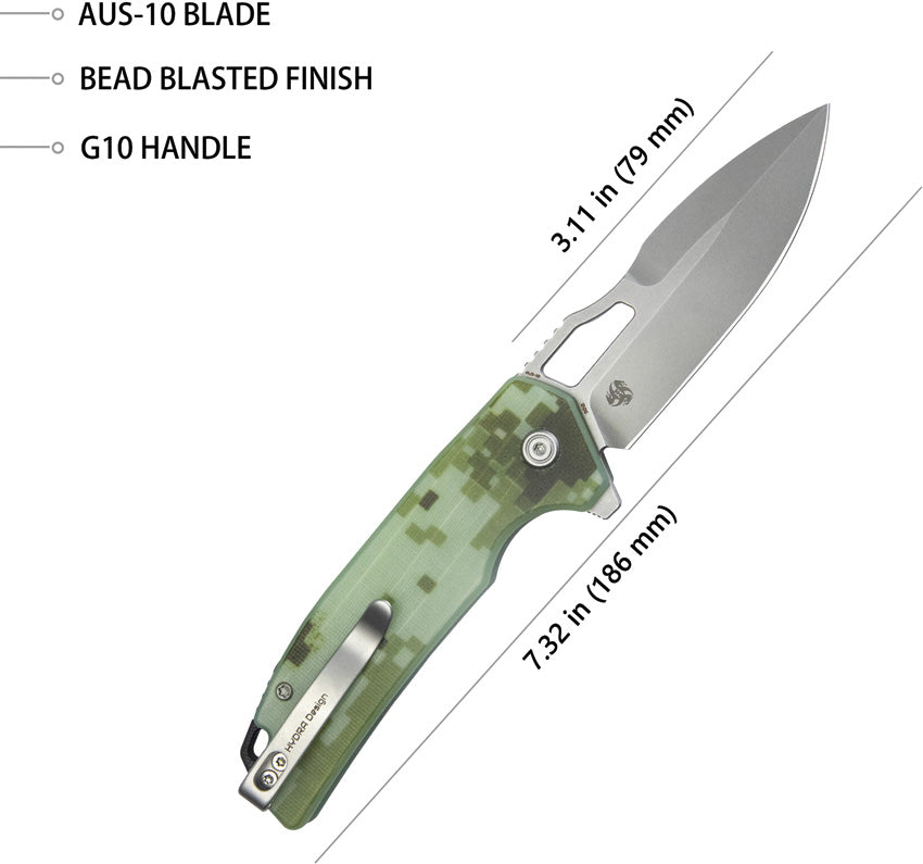 RDF Button Lock Camo - KUB316C