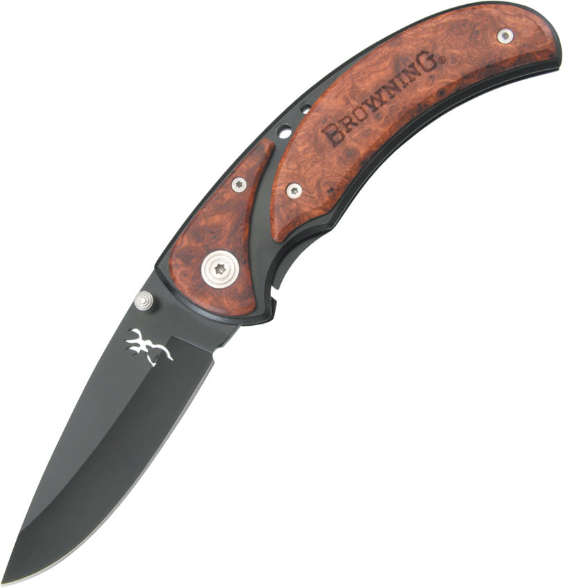 Framelock Black/Cocobolo - BR068