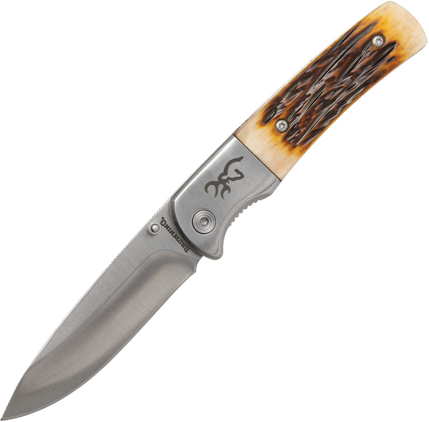 Buckmark Hunter Linerlock Bone - BR0500B