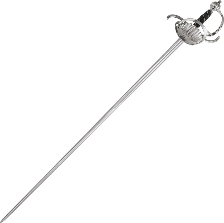 Ribbed Shell Hilt Rapier - CS88CHR