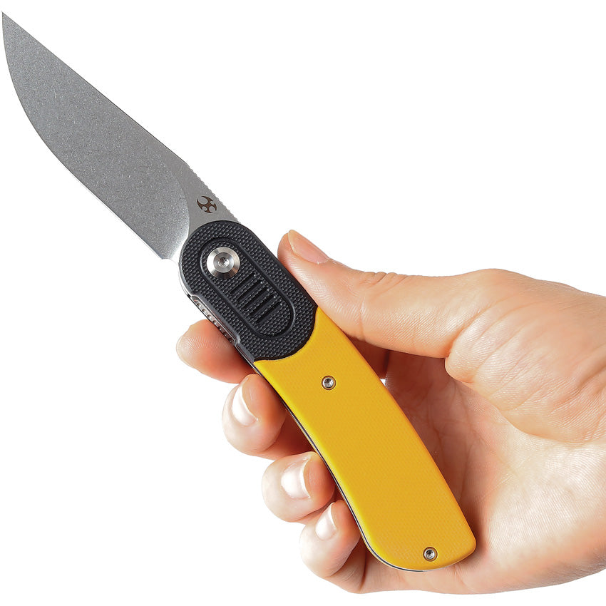 Reverie Linerlock Yellow G10 - KT2025B7
