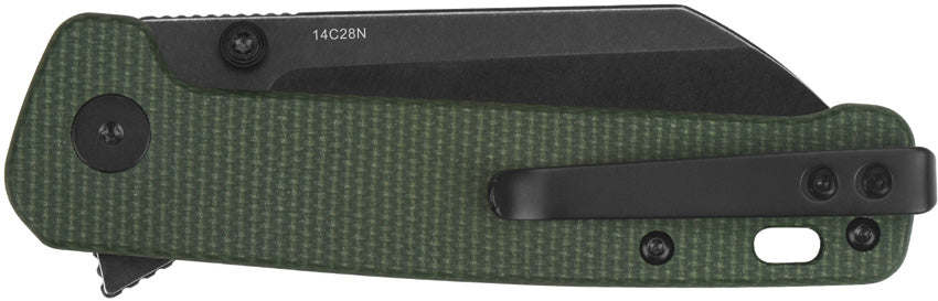 Penguin Button Lock Blk Green - QS130BLC2