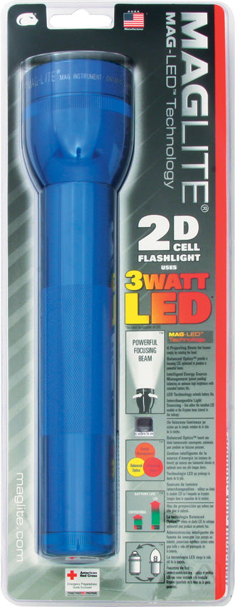 2D Cell Flashlight Blue - ML51012