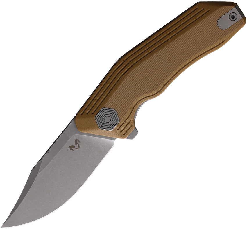 Cerberus Linerlock Tan G10 - DMN005GT