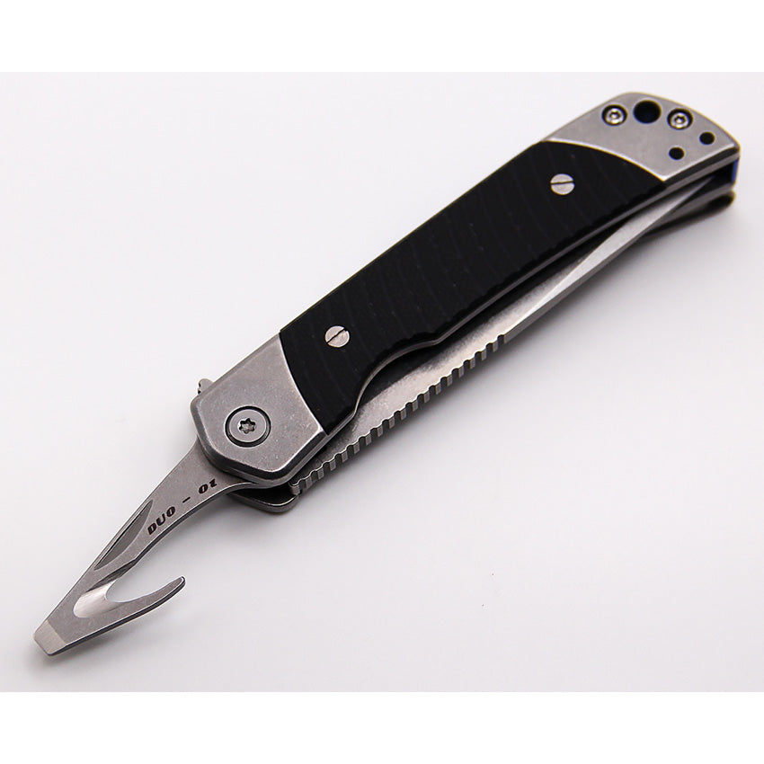 Duo Linerlock Tanto Black - REVDUOTBLK