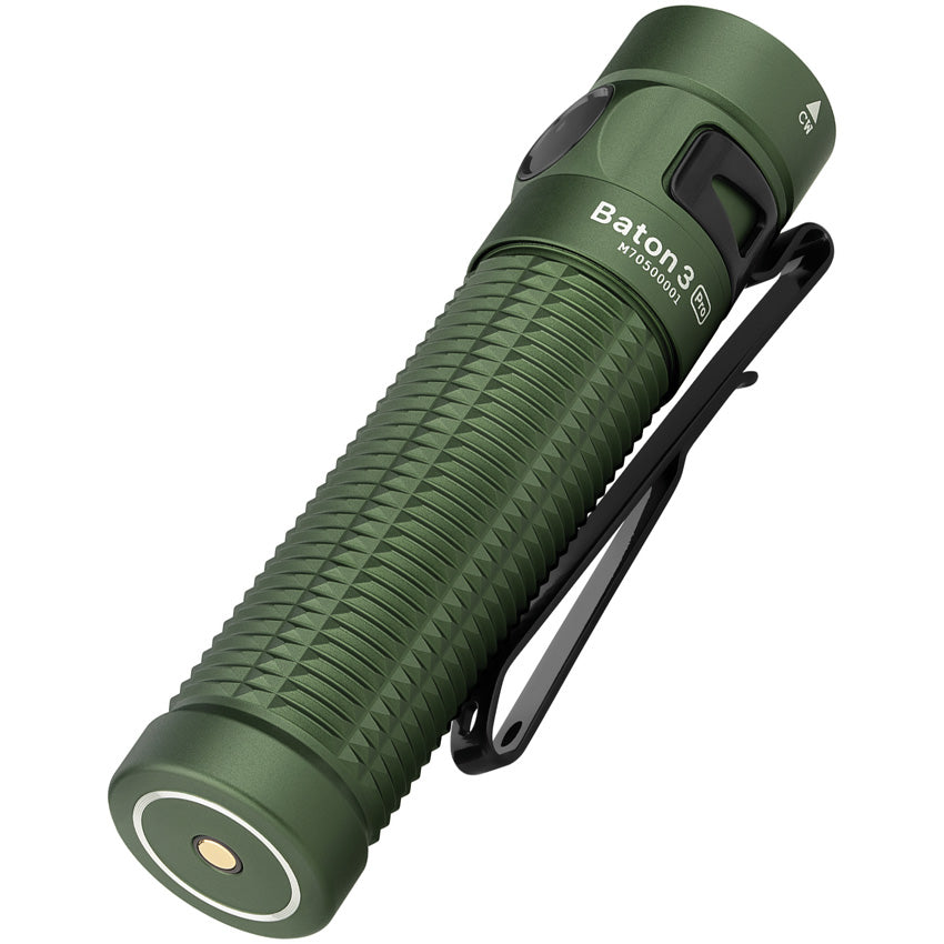 Baton 3 Pro Flashlight OD - OLTBTN3PROODCW