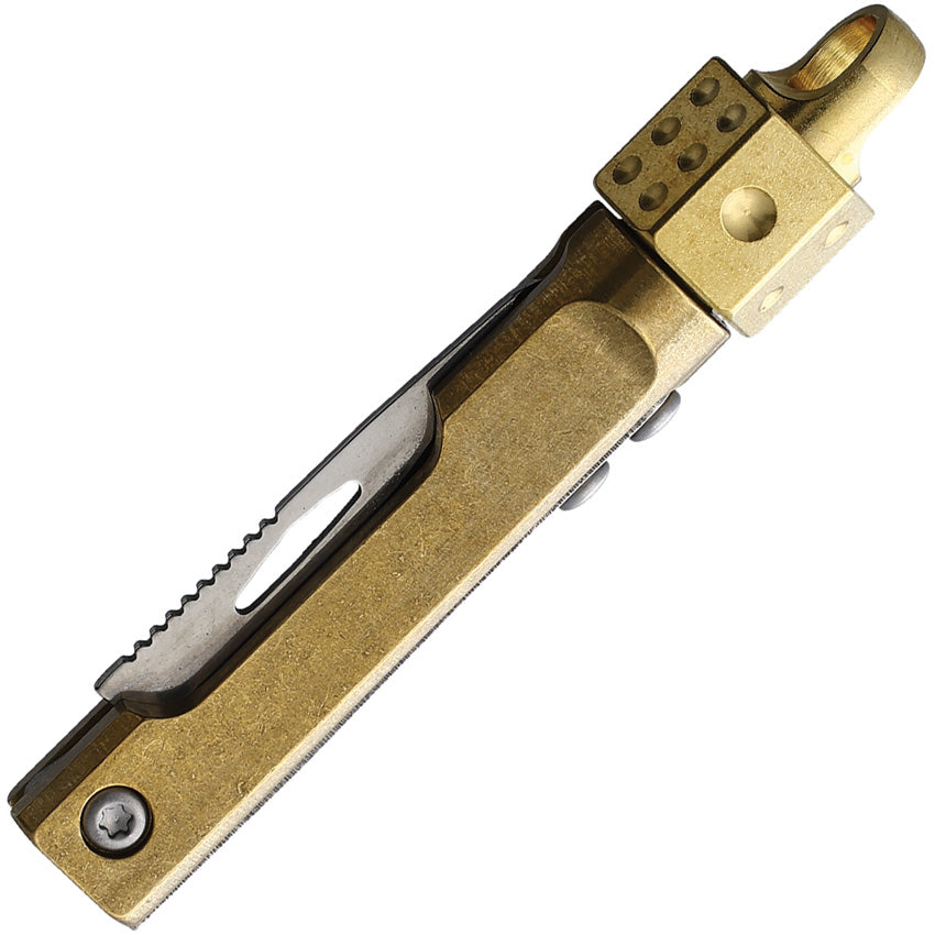 Dice EDC Mini Folder Brass - KETM001