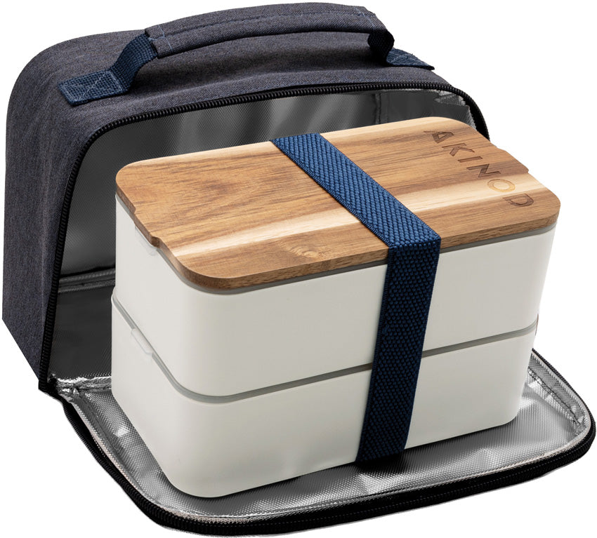 Bento Lunch Bag Blue - AKI000044