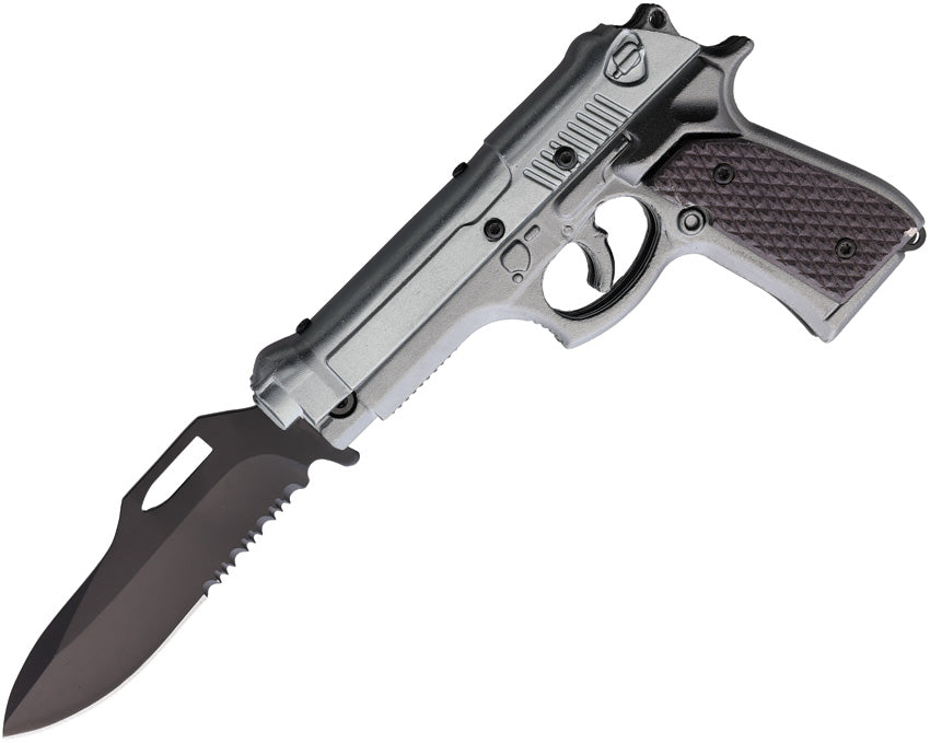 Pistol Linerlock A/O Gray - EE10930GY