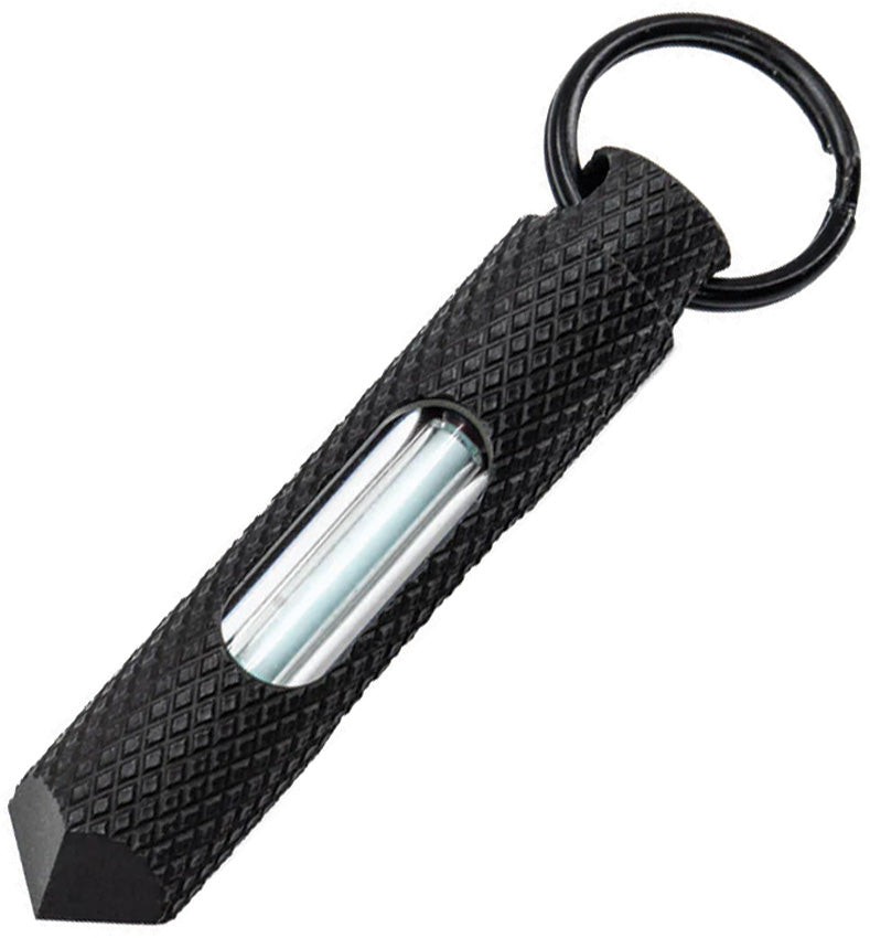Knurled Steel Glow Fob Blue - GLRFB002MBXB
