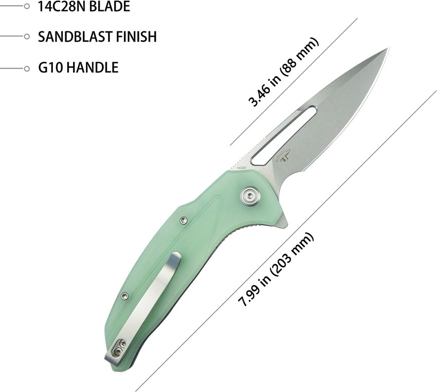 Nautilus Linerlock Jade - KUB372B