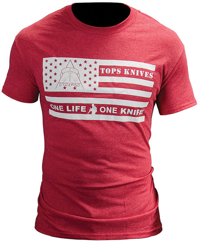 T-Shirt Flag Logo Red XXL - TPTSFLAGREDXXL