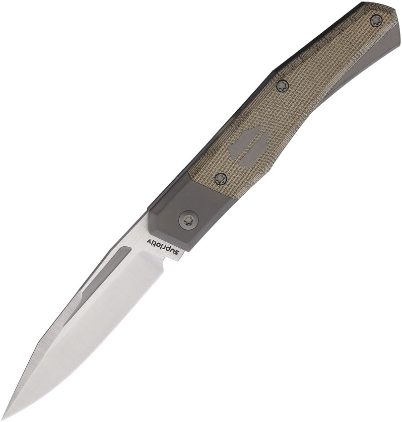 Infidel Slip Joint Grn Micarta - SUP015