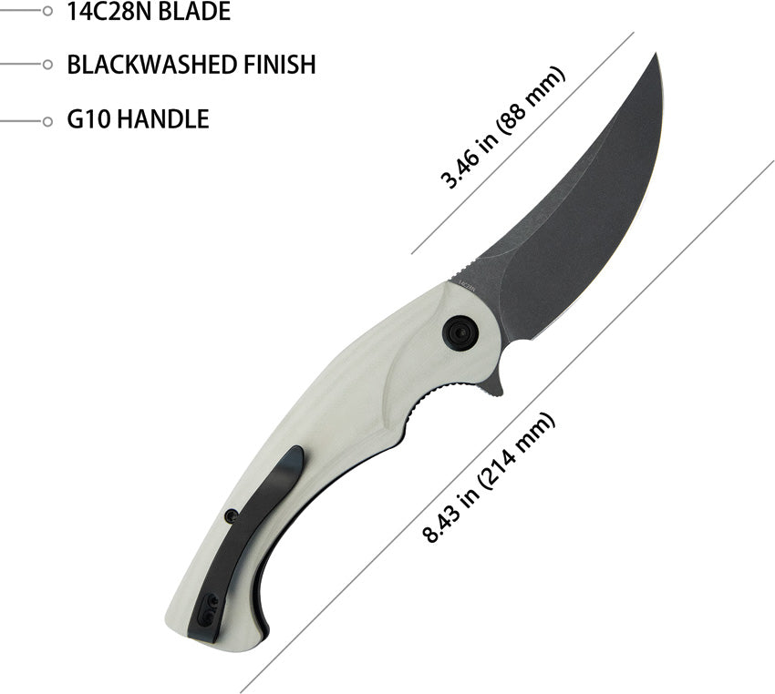 Scimitar Linerlock White - KUB173J