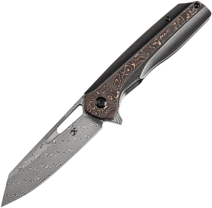 Shard Framelock Copp CF Dam - K1006C2