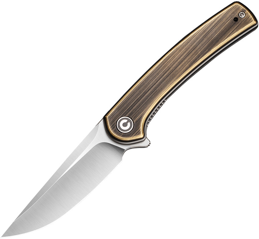 Mini Asticus Linerlock Brass - CIVC19026B2