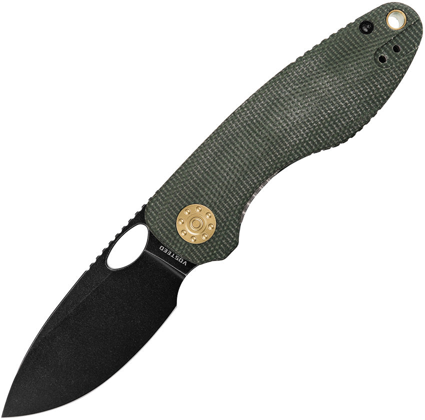 Acorn Linerlock Green Micarta - VOSA3303