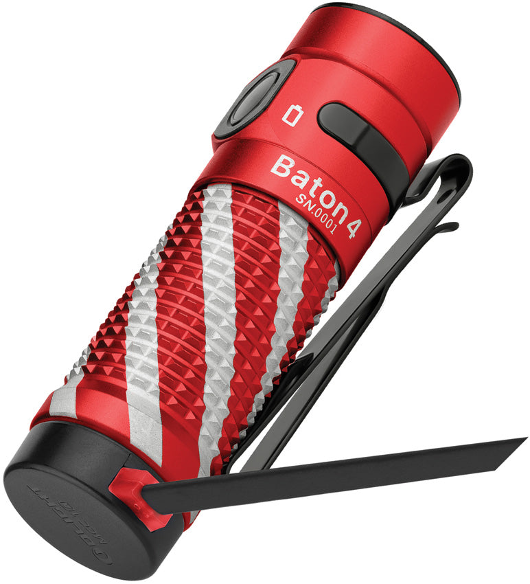 Baton 4 Flashlight Candy Cane - OLTBATON4CDCN