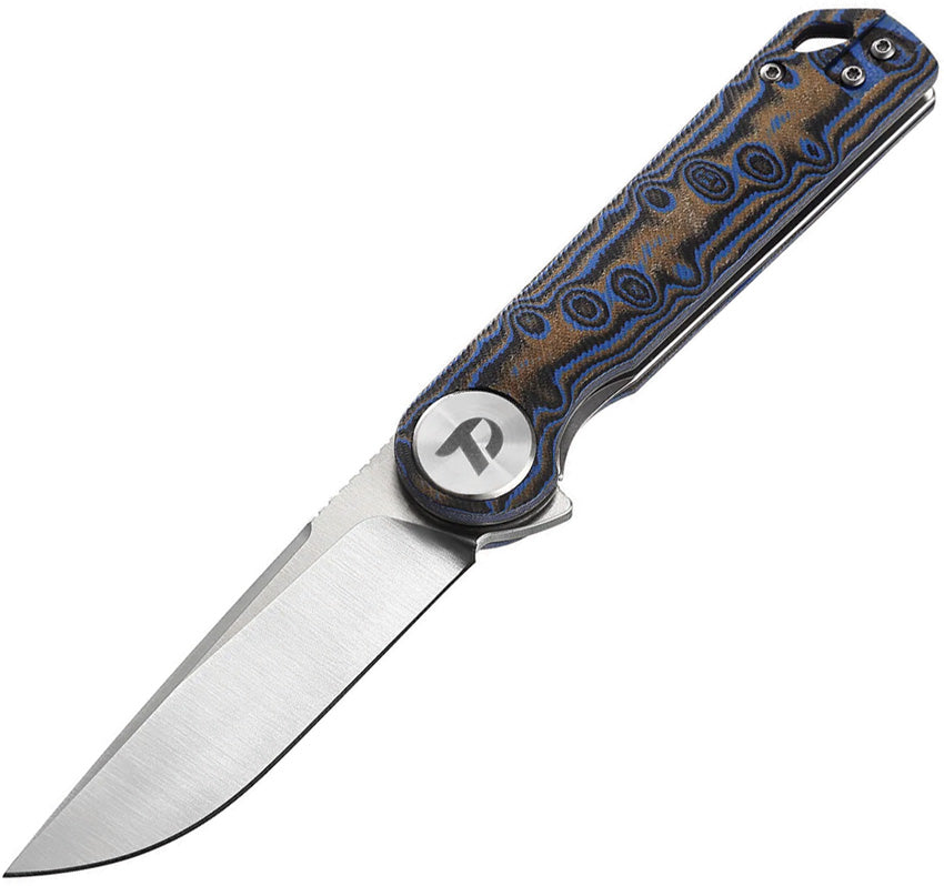 Linerlock Micarta Blue - DTK3897MBL