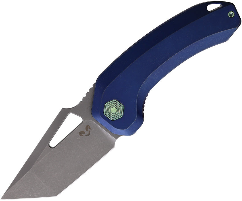 Oni XL Linerlock Blue Ti - DMN014XLTBL2