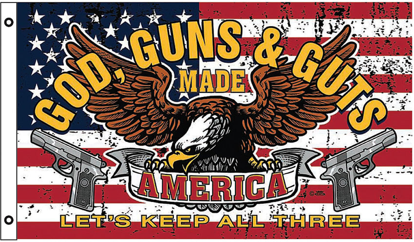 God Guns & Guts Flag - CPS46494