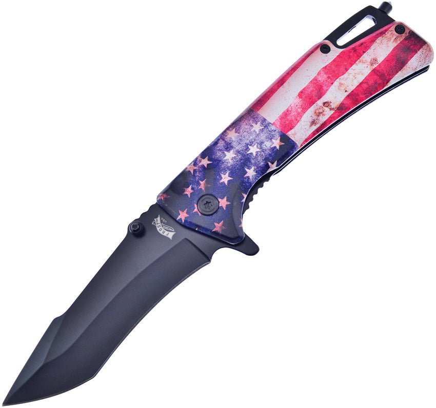 American Flag Linerlock A/O - FFC83AM