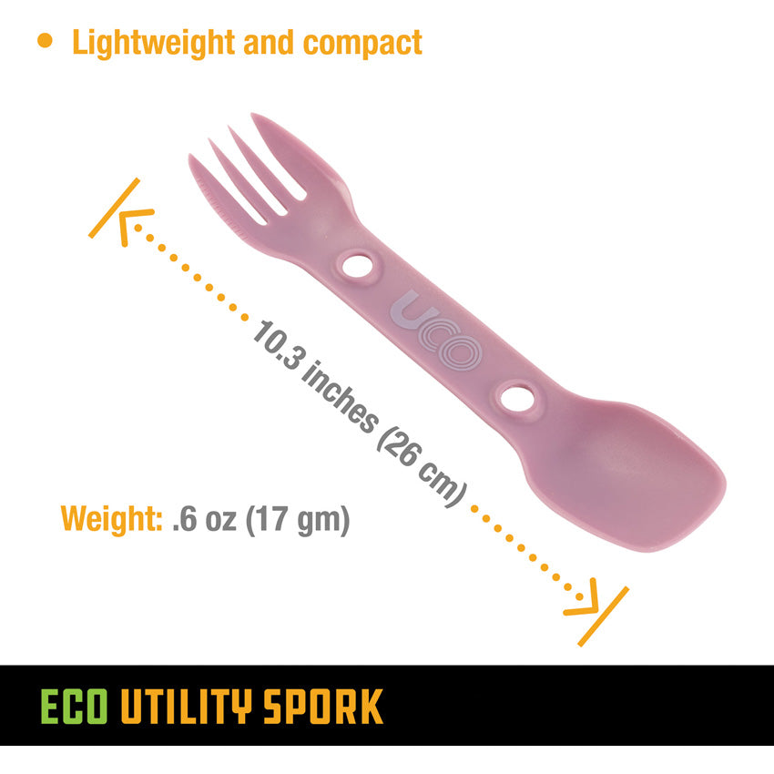 Eco Utility Spork Grn/Lav - UCO00049