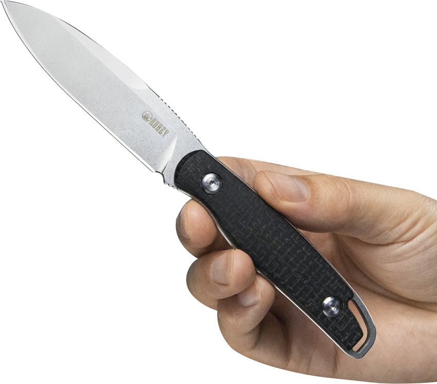 Dust Devil Fixed Blade Black - KUB357A