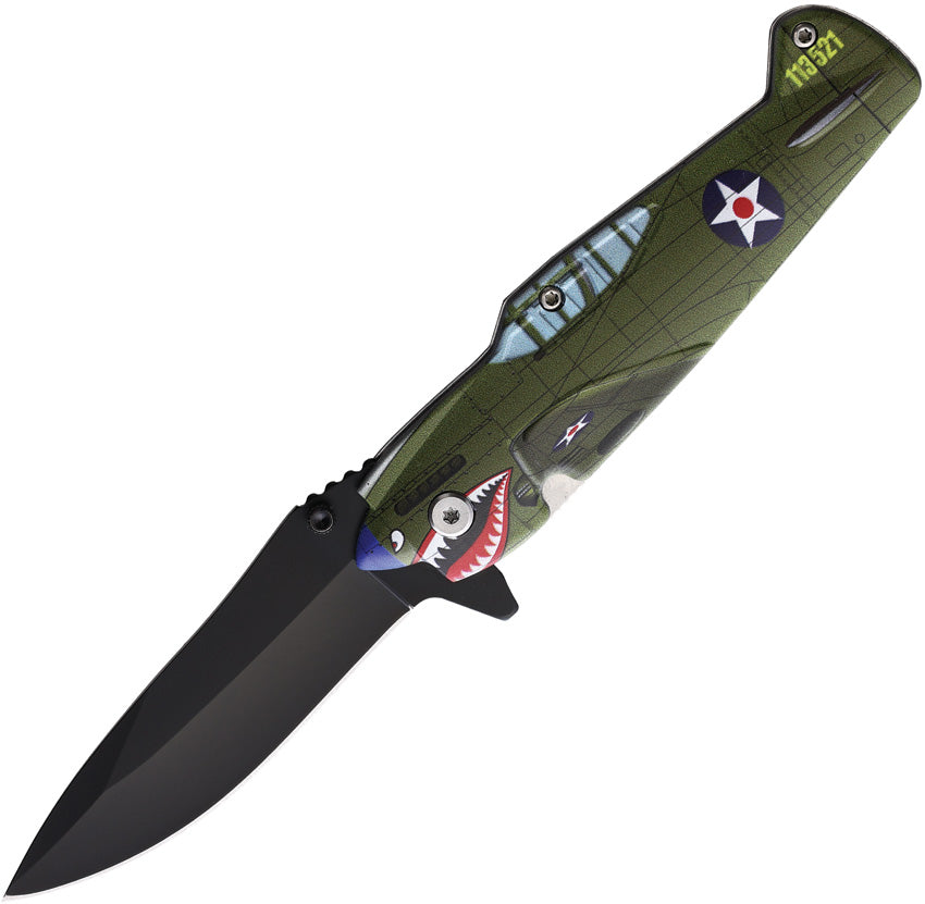 Fighter Plane Linerlock A/O - EE10A85GN