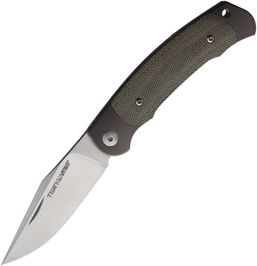 Twin Slip Joint Green Canvas - V6002CG