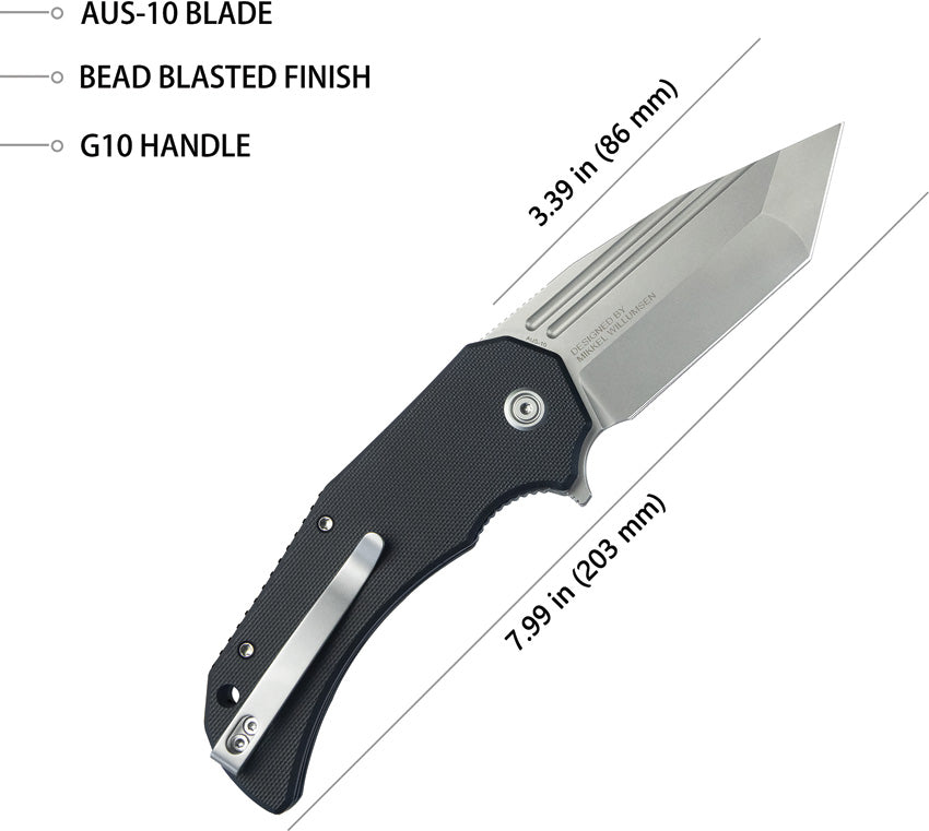 Bravo 1 Linerlock Black - KUB318A