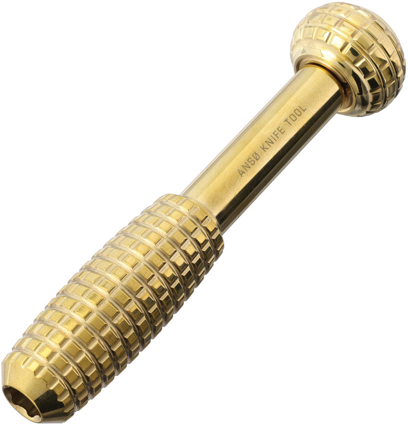 Anso Knife Tool Polished Brass - ACN300409