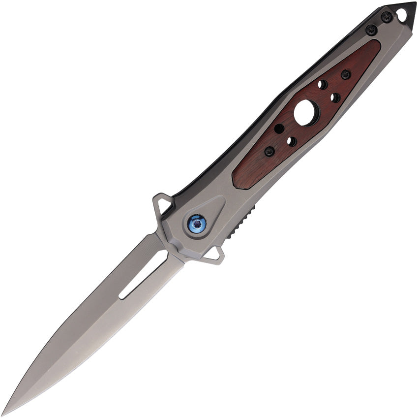 Linerlock A/O Gray/Wood - EE10A123WD