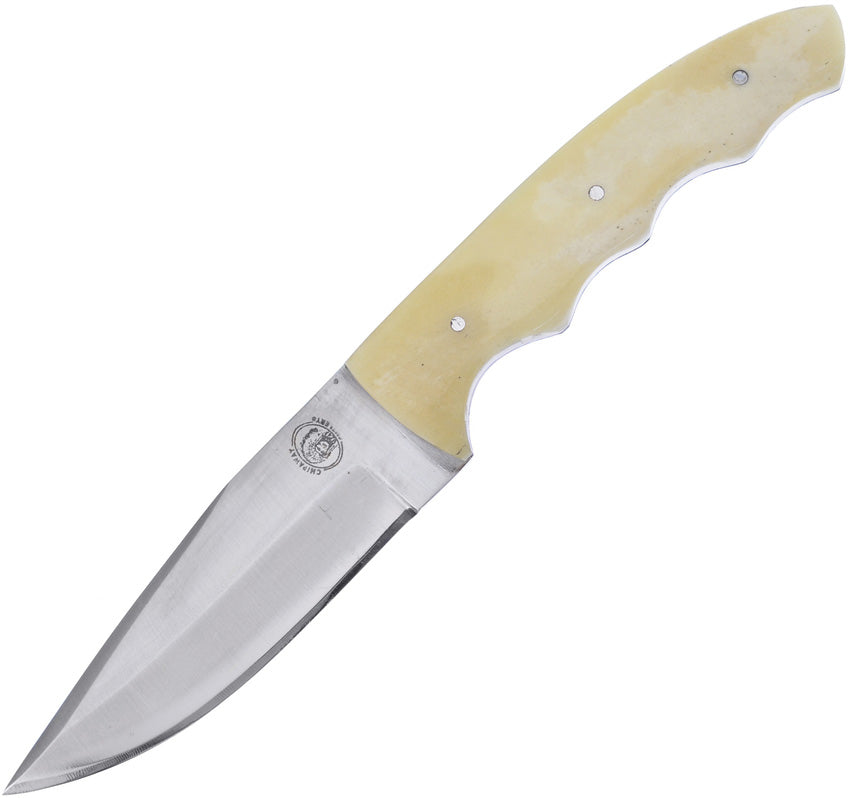 Fixed Blade White Smooth Bone - FCW643WSB
