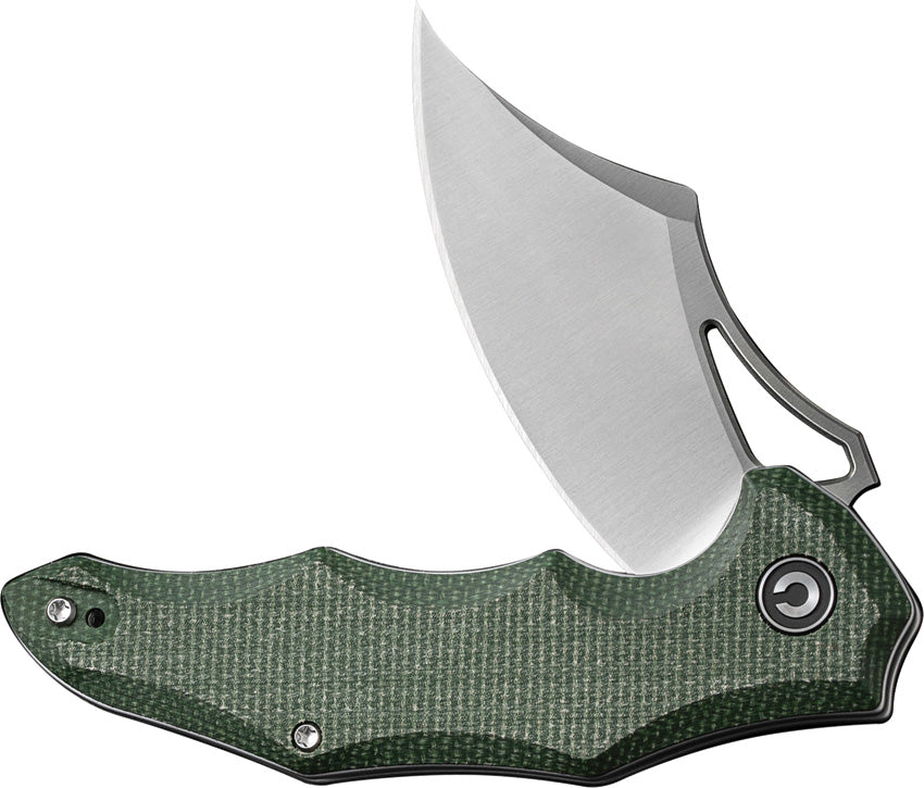 Chiro Linerlock Green micarta - CIVC230462