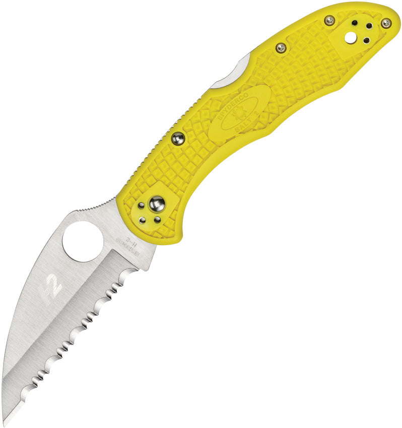 Salt 2 Lockback Yellow Serratd - SC88SWCYL2